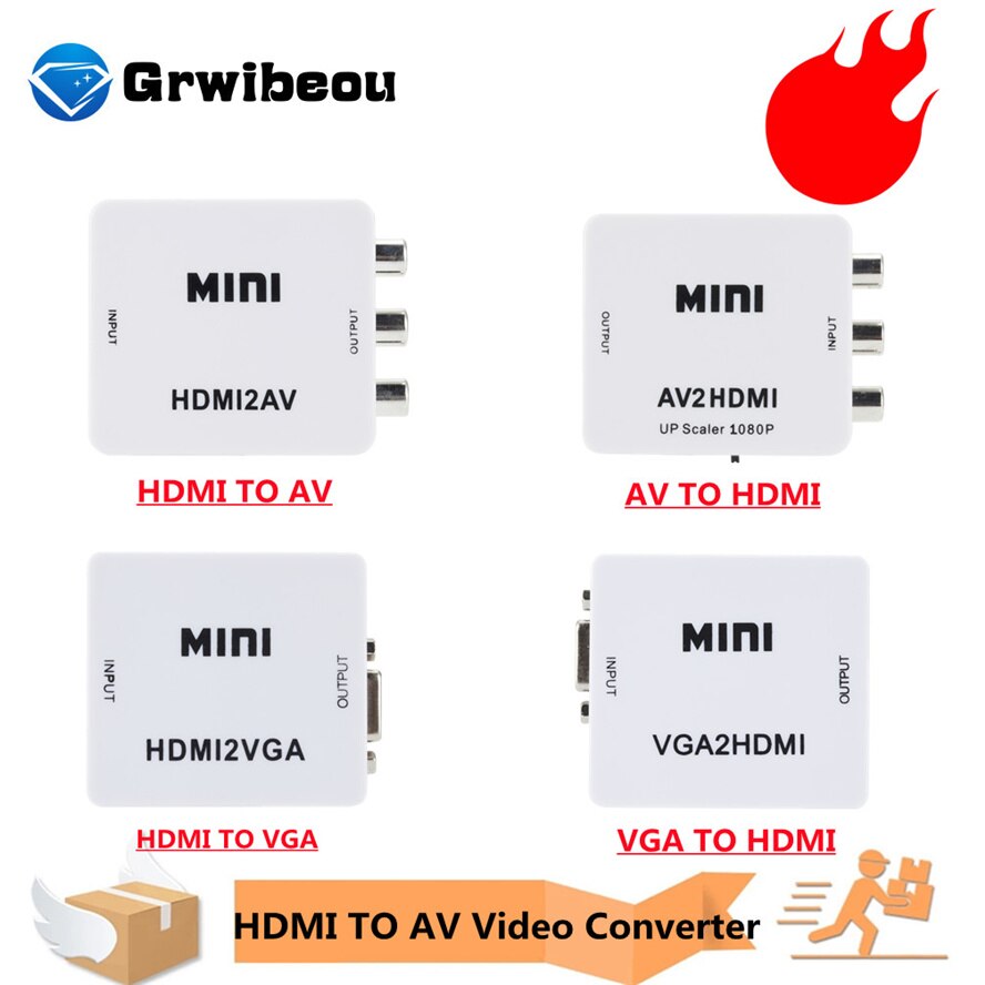 Grwibeou HDMI to RCA  AV/CVSB L/R  ..